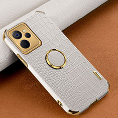 Coque Luxe Cuir Housse Etui XD2 pour Realme 10 5G Blanc