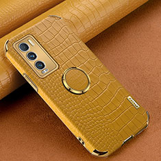 Coque Luxe Cuir Housse Etui XD2 pour Realme GT Master Explorer 5G Jaune