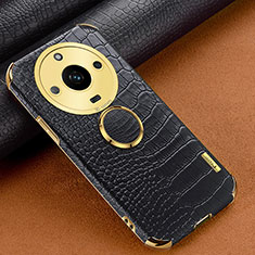 Coque Luxe Cuir Housse Etui XD2 pour Realme Narzo 60 5G Noir