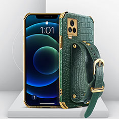 Coque Luxe Cuir Housse Etui XD2 pour Vivo iQOO 7 5G Vert