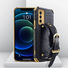 Coque Luxe Cuir Housse Etui XD2 pour Vivo iQOO 7 India 5G Noir