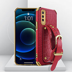 Coque Luxe Cuir Housse Etui XD2 pour Vivo iQOO U1 Rouge