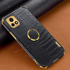 Coque Luxe Cuir Housse Etui XD2 pour Vivo Y31s 5G Noir