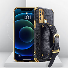 Coque Luxe Cuir Housse Etui XD2 pour Vivo Y50 Noir