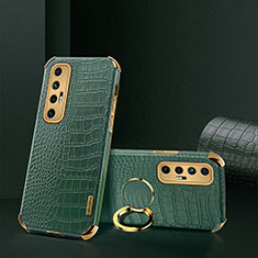 Coque Luxe Cuir Housse Etui XD2 pour Xiaomi Mi 10S 5G Vert