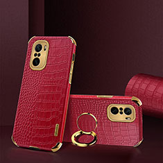 Coque Luxe Cuir Housse Etui XD2 pour Xiaomi Mi 11i 5G Rouge