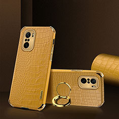 Coque Luxe Cuir Housse Etui XD2 pour Xiaomi Mi 11X Pro 5G Jaune