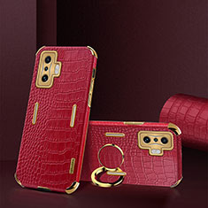 Coque Luxe Cuir Housse Etui XD2 pour Xiaomi Poco F4 GT 5G Rouge