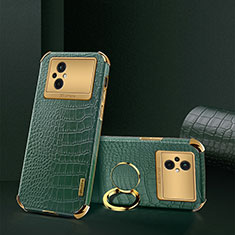 Coque Luxe Cuir Housse Etui XD2 pour Xiaomi Poco M5 4G Vert