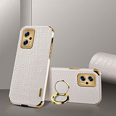 Coque Luxe Cuir Housse Etui XD2 pour Xiaomi Poco X4 GT 5G Blanc