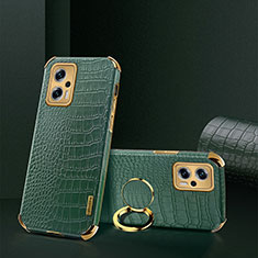 Coque Luxe Cuir Housse Etui XD2 pour Xiaomi Poco X4 GT 5G Vert