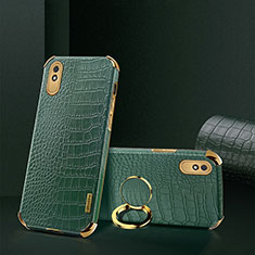 Coque Luxe Cuir Housse Etui XD2 pour Xiaomi Redmi 9A Vert