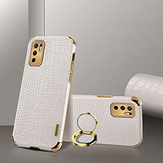 Coque Luxe Cuir Housse Etui XD2 pour Xiaomi Redmi Note 10 5G Blanc