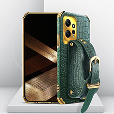 Coque Luxe Cuir Housse Etui XD2 pour Xiaomi Redmi Note 12 4G Vert