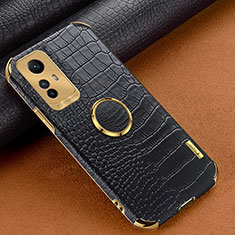 Coque Luxe Cuir Housse Etui XD2 pour Xiaomi Redmi Note 12S Noir