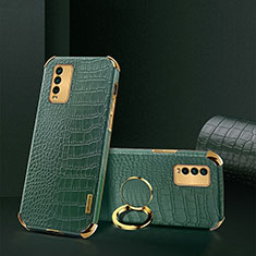 Coque Luxe Cuir Housse Etui XD2 pour Xiaomi Redmi Note 9 4G Vert