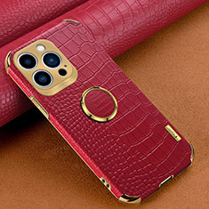 Coque Luxe Cuir Housse Etui XD3 pour Apple iPhone 14 Pro Rouge