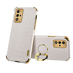 Coque Luxe Cuir Housse Etui XD3 pour Oppo A93s 5G Blanc