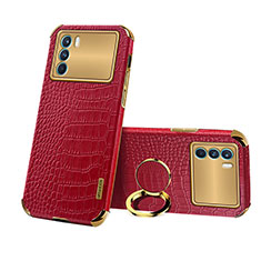 Coque Luxe Cuir Housse Etui XD3 pour Oppo K9 Pro 5G Rouge