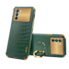 Coque Luxe Cuir Housse Etui XD3 pour Oppo K9 Pro 5G Vert