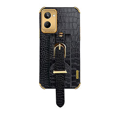 Coque Luxe Cuir Housse Etui XD3 pour Realme 10 4G Noir