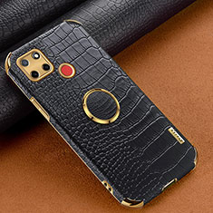 Coque Luxe Cuir Housse Etui XD3 pour Realme 7i RMX2193 Noir