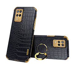 Coque Luxe Cuir Housse Etui XD3 pour Realme 8s 5G Noir