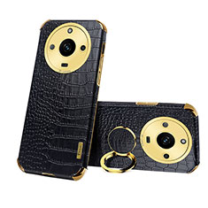 Coque Luxe Cuir Housse Etui XD3 pour Realme Narzo 60 5G Noir