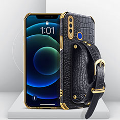 Coque Luxe Cuir Housse Etui XD3 pour Vivo iQOO U3 4G Noir