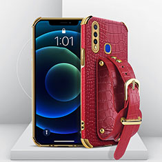 Coque Luxe Cuir Housse Etui XD3 pour Vivo iQOO U3 4G Rouge