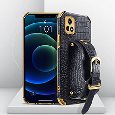 Coque Luxe Cuir Housse Etui XD3 pour Vivo Y31s 5G Noir