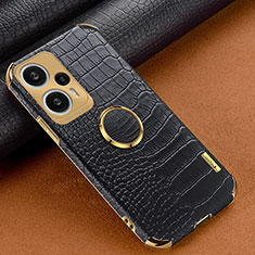 Coque Luxe Cuir Housse Etui XD3 pour Xiaomi Poco F5 5G Noir