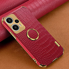 Coque Luxe Cuir Housse Etui XD3 pour Xiaomi Poco F5 5G Rouge