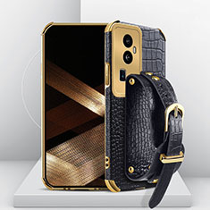 Coque Luxe Cuir Housse Etui XD4 pour Oppo Reno10 Pro+ Plus 5G Noir