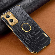 Coque Luxe Cuir Housse Etui XD4 pour Realme 10 4G Noir