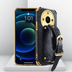 Coque Luxe Cuir Housse Etui XD4 pour Realme 11 Pro+ Plus 5G Noir