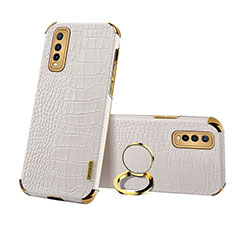 Coque Luxe Cuir Housse Etui XD4 pour Vivo iQOO U1 Blanc