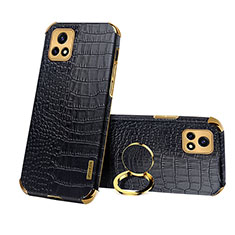 Coque Luxe Cuir Housse Etui XD4 pour Vivo iQOO U3 5G Noir