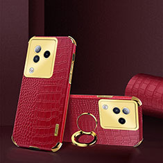 Coque Luxe Cuir Housse Etui XD4 pour Xiaomi Civi 3 5G Rouge