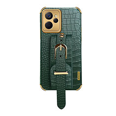 Coque Luxe Cuir Housse Etui XD5 pour Realme 10 5G Vert