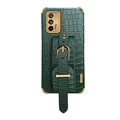 Coque Luxe Cuir Housse Etui XD5 pour Realme GT 5G Vert