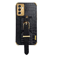 Coque Luxe Cuir Housse Etui XD5 pour Samsung Galaxy A15 LTE Noir