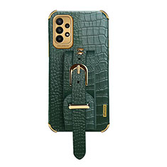 Coque Luxe Cuir Housse Etui XD5 pour Samsung Galaxy A23 4G Vert