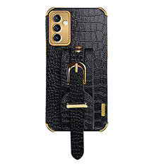 Coque Luxe Cuir Housse Etui XD5 pour Samsung Galaxy A24 4G Noir