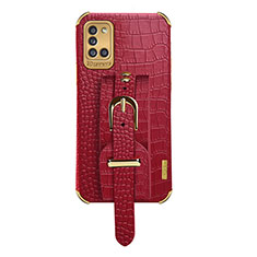 Coque Luxe Cuir Housse Etui XD5 pour Samsung Galaxy A31 Rouge