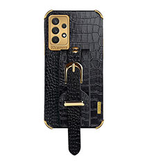 Coque Luxe Cuir Housse Etui XD5 pour Samsung Galaxy A32 4G Noir