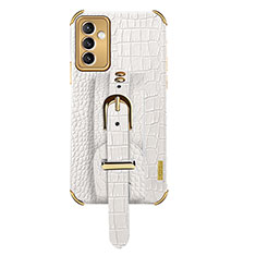 Coque Luxe Cuir Housse Etui XD5 pour Samsung Galaxy A54 5G Blanc