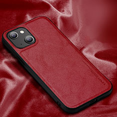 Coque Luxe Cuir Housse Etui XV1 pour Apple iPhone 14 Plus Rouge