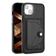 Coque Luxe Cuir Housse Etui Y01B pour Apple iPhone 13 Noir