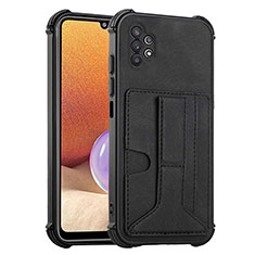 Coque Luxe Cuir Housse Etui Y01B pour Samsung Galaxy A32 4G Noir